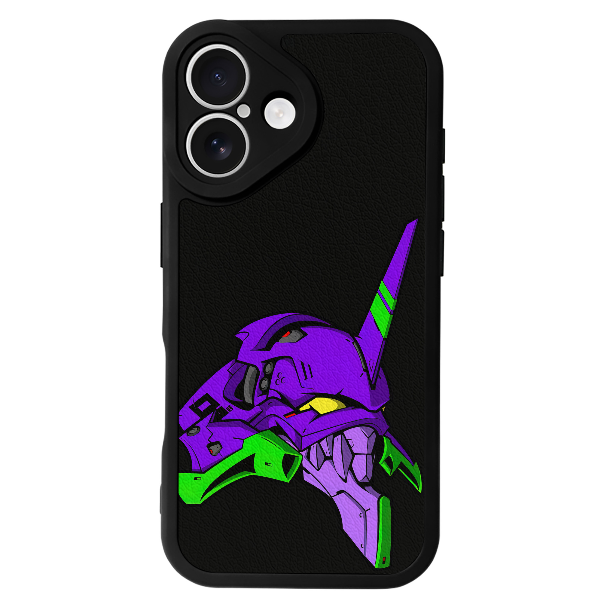 （画像用） EVA 新世紀エヴァンゲリオン 【iPhone 16シリーズ対応】シリコンスマホケース（レザー調） 材質：シリコン